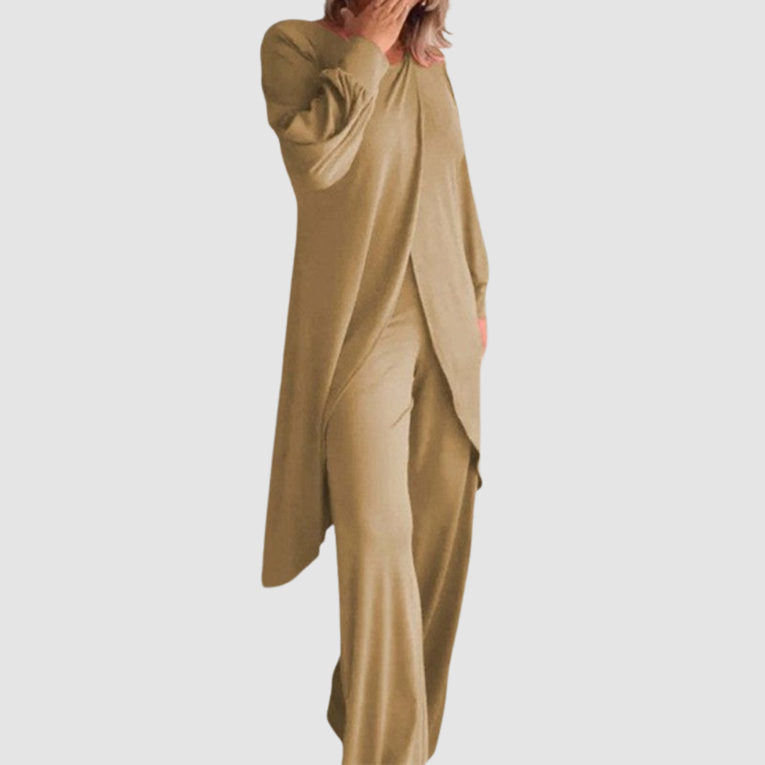 Laine™ Elegante 2-Piece Set | Long Top and Comfortable Trousers