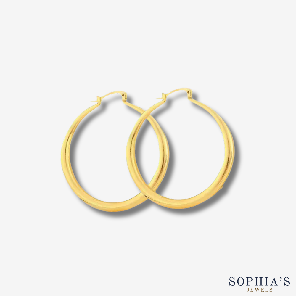 Maria's - Vintage Gold Hoop Earrings