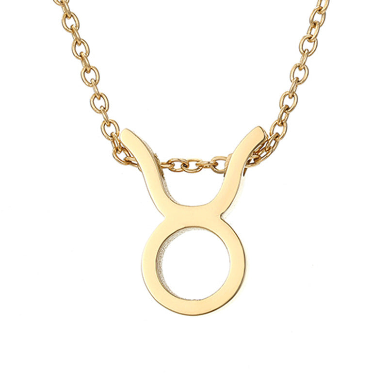 Celestique Pendant with Star Sign | Gold