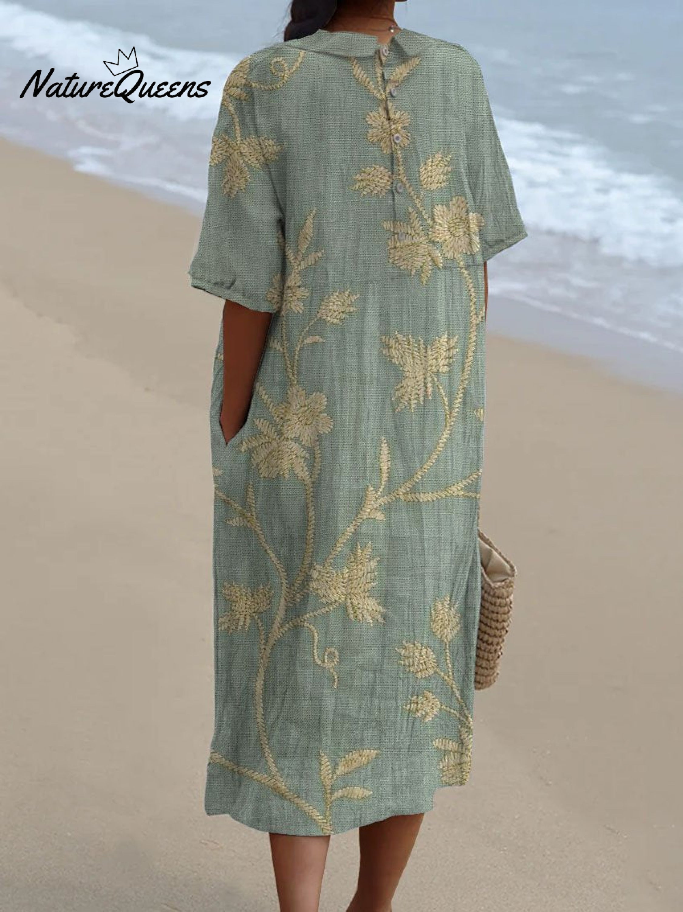 Merel™ Vintage Floral Dress