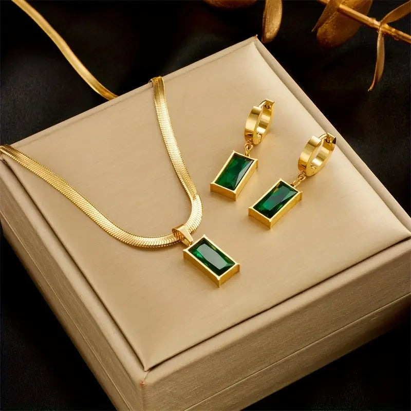 Lunara™ | gold jewellery set