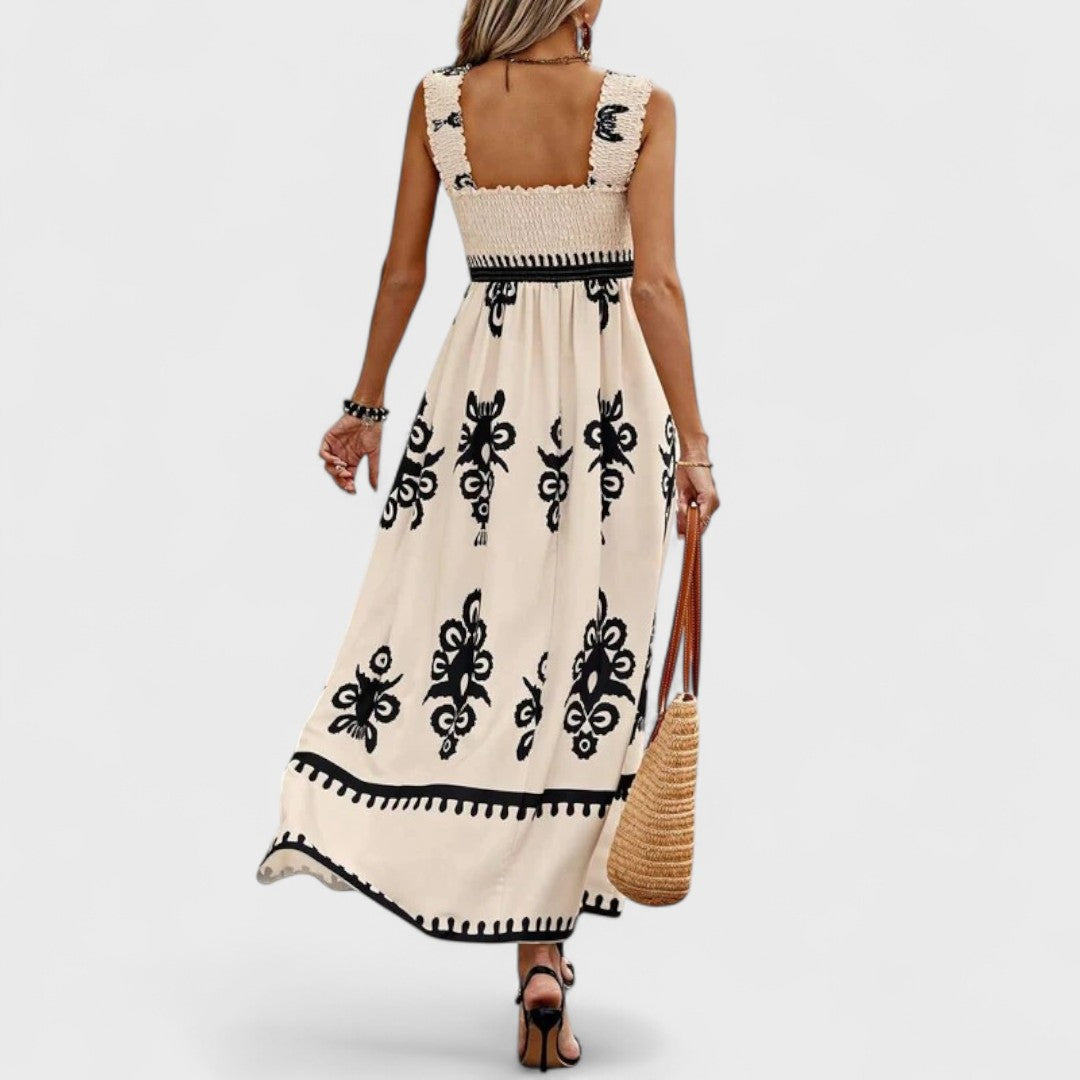 Nereza | Handmade Dress with Hand-Embroidered Details