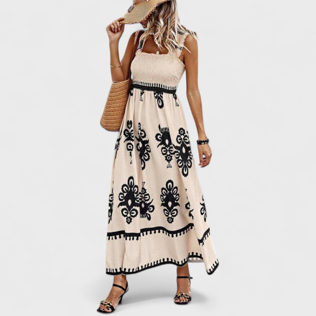 Nereza | Handmade Dress with Hand-Embroidered Details