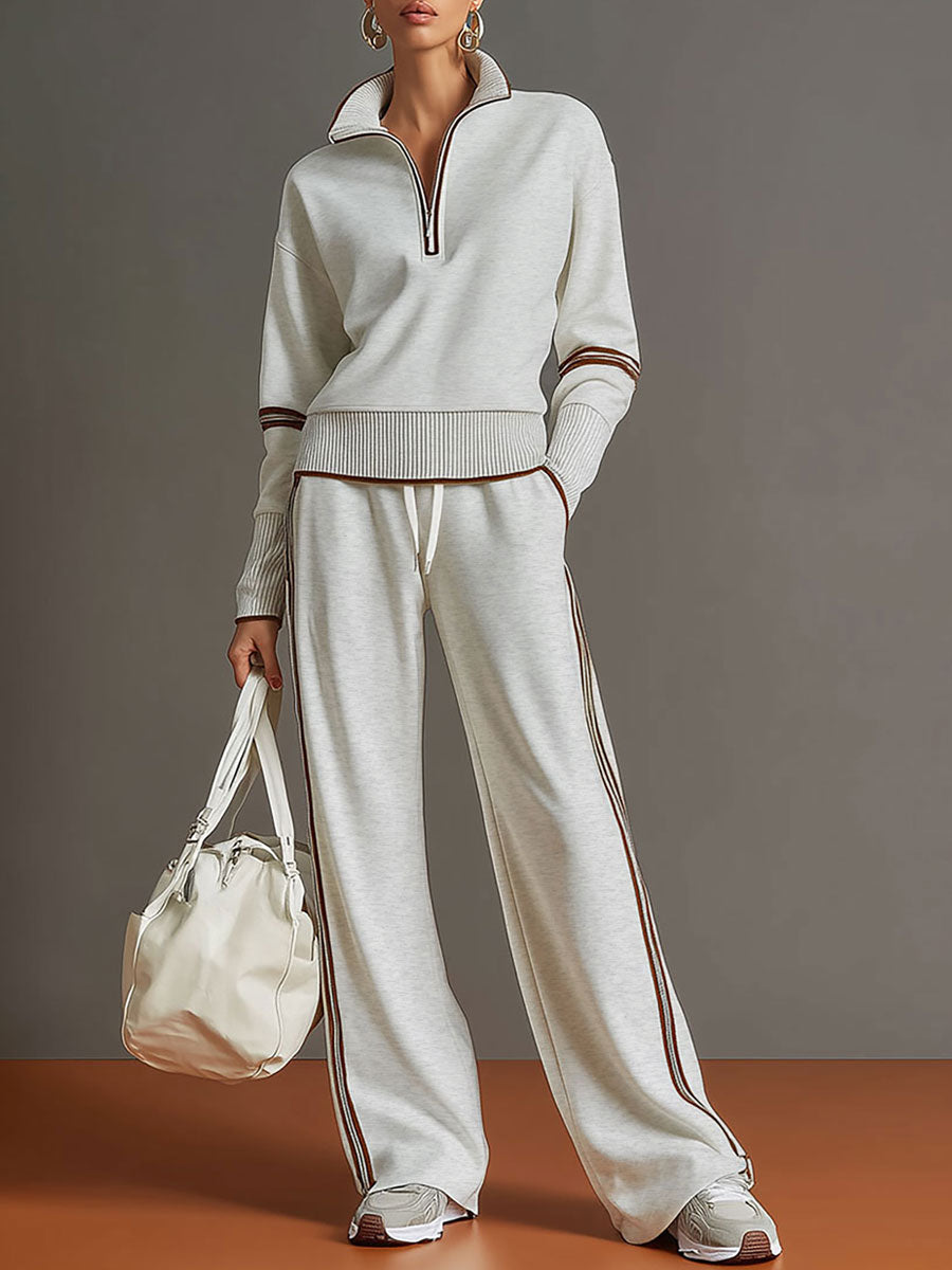 Marietta – blouse and trousers with wide legs