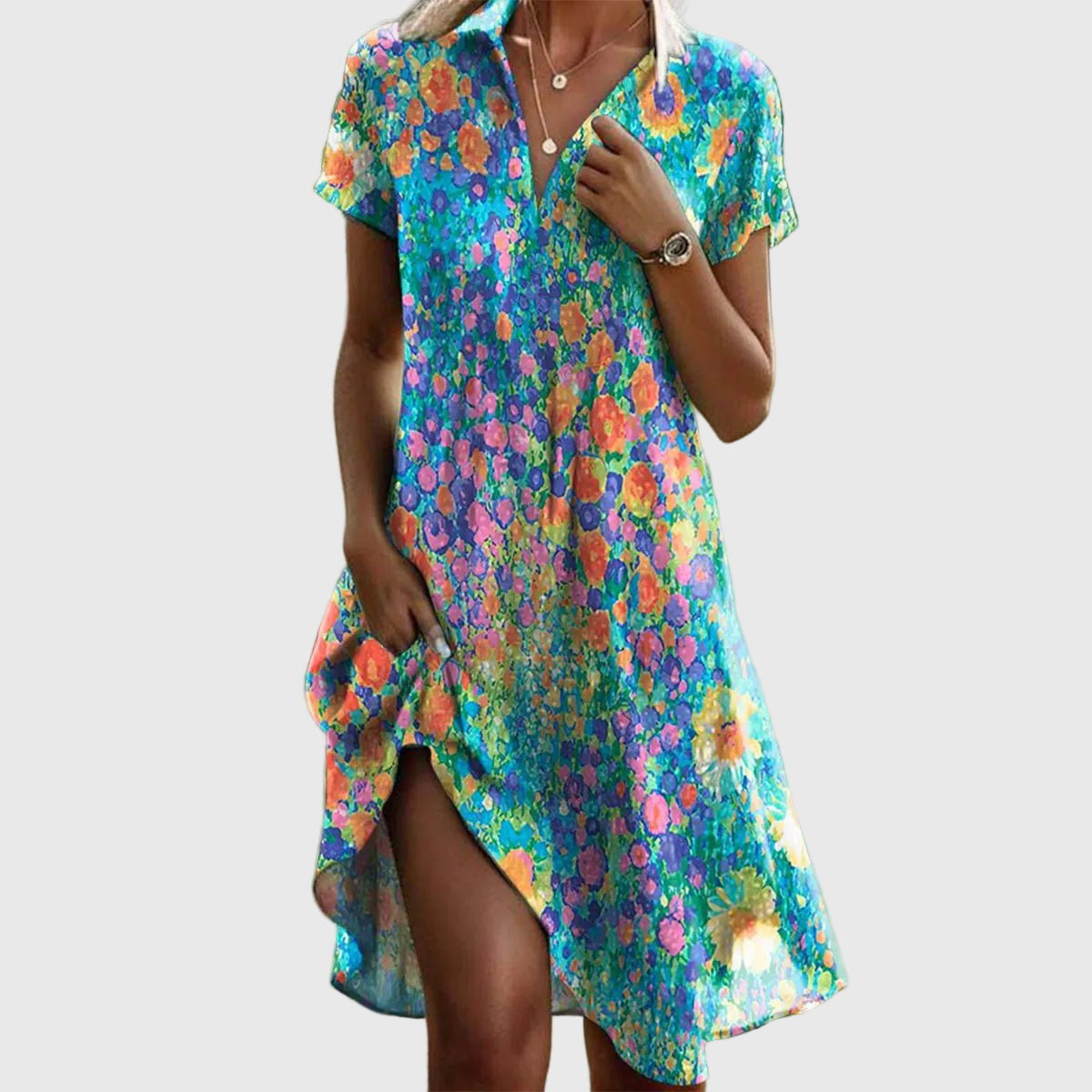 Bianca™ | Luxe midi dress with a modern look