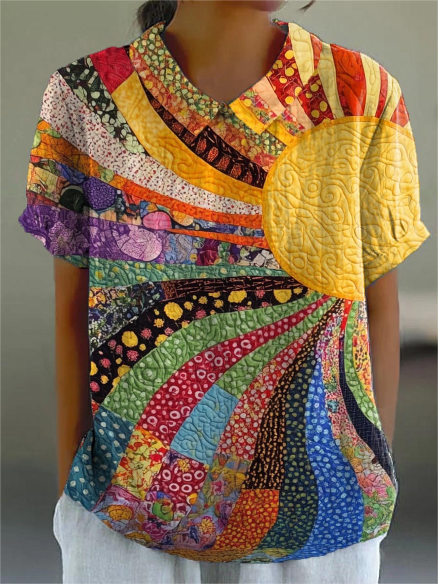 Lila | Sun Patchwork Chemise