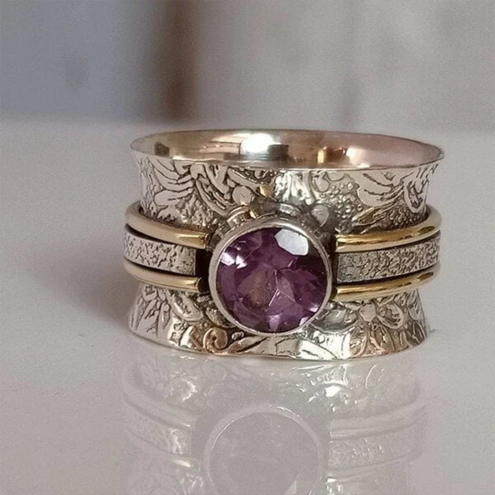 Meditation Ring made of Bohemian Crystal