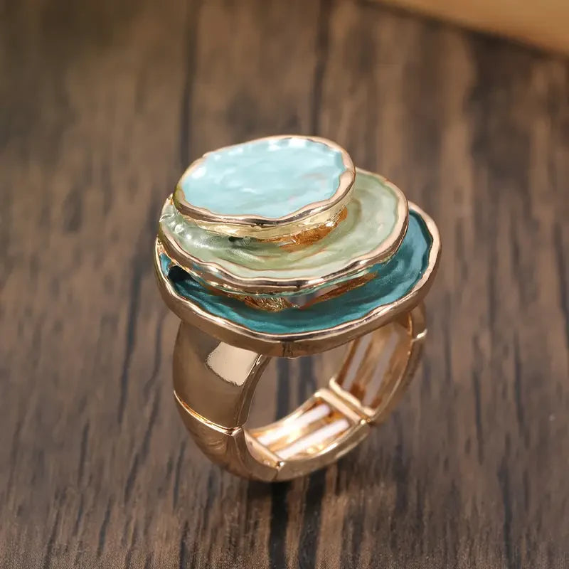 Handmade Layered Ring | Gold