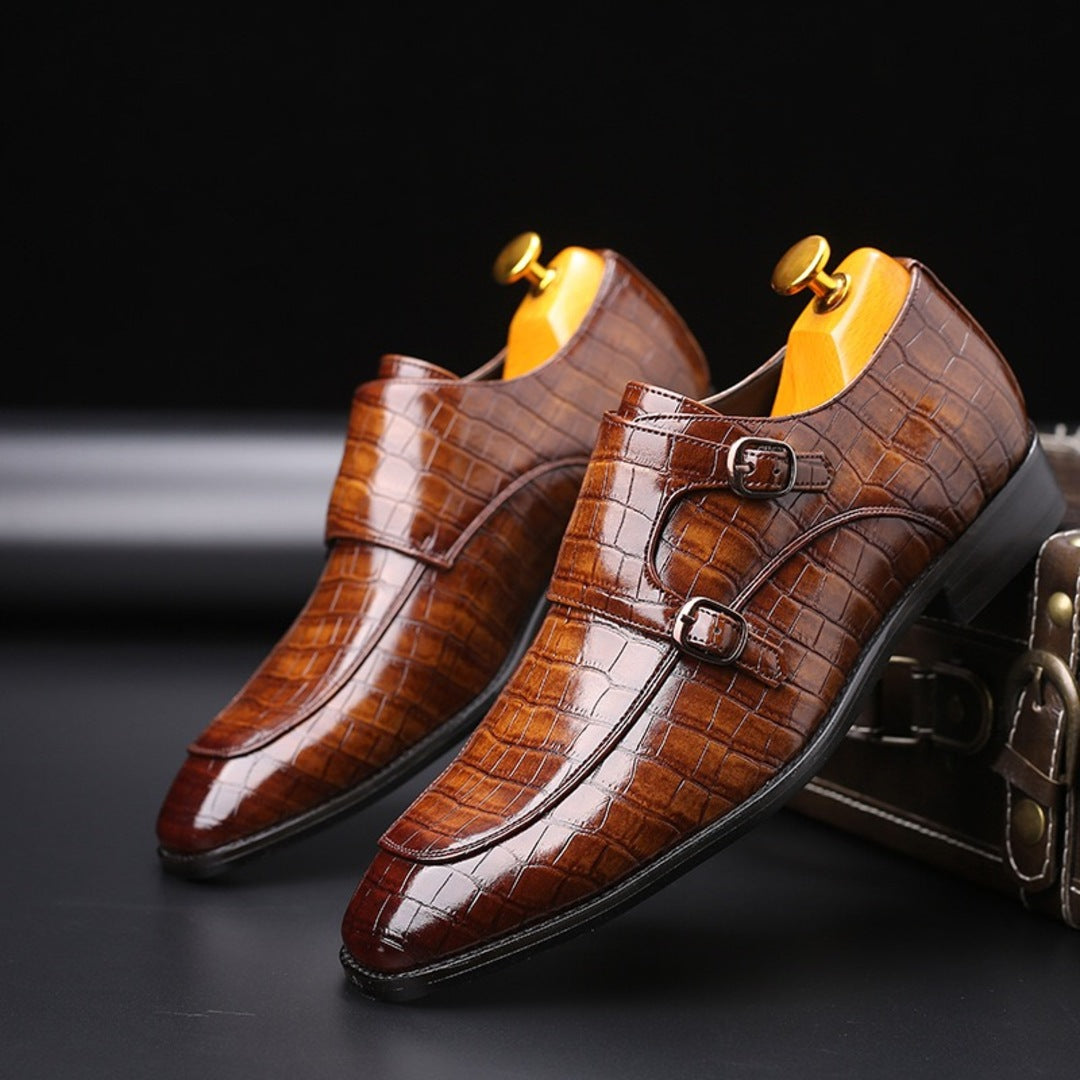 Textured Leather Shoes
