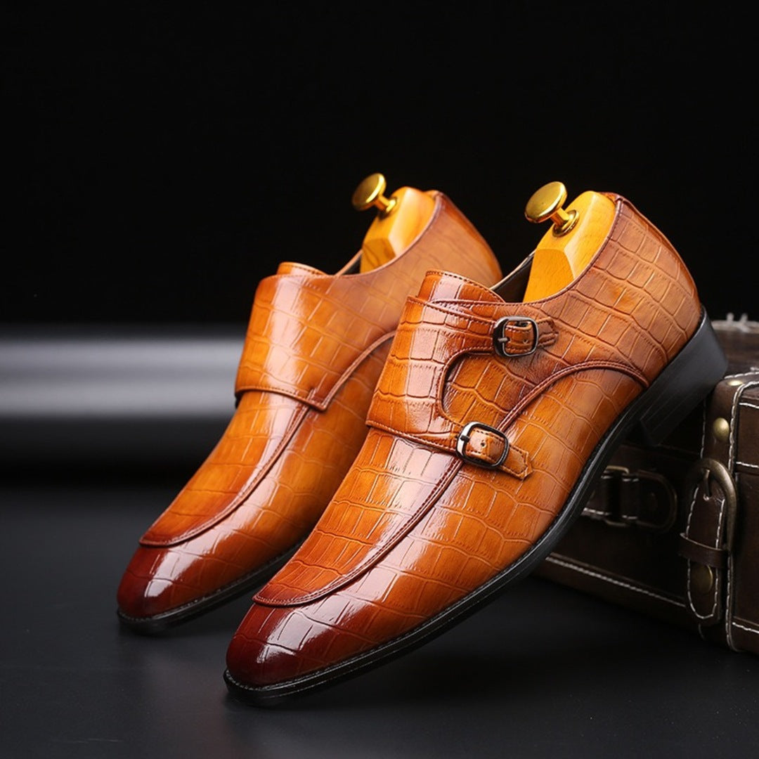 Textured Leather Shoes