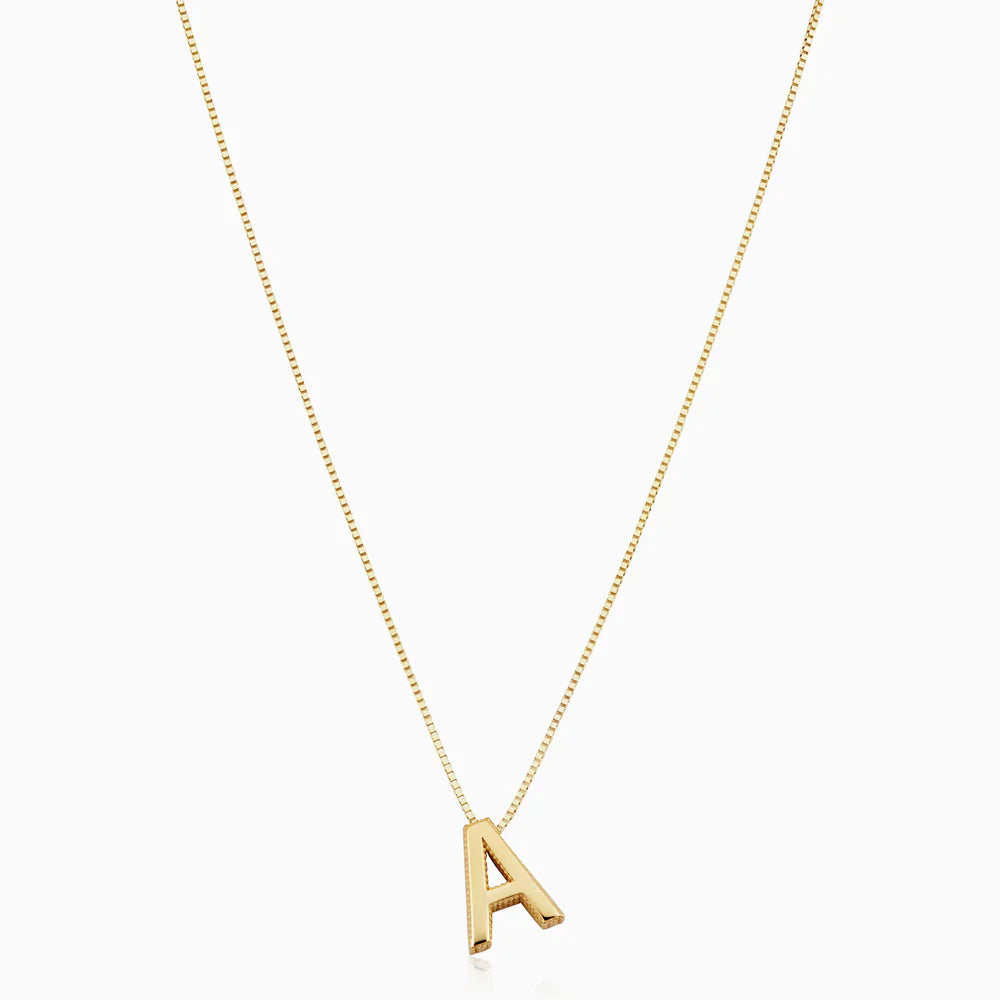 Initials Necklace Love Letter