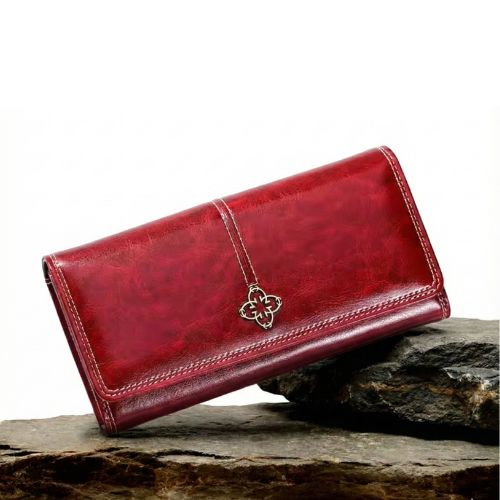 Nicole | Long Leather Wallet