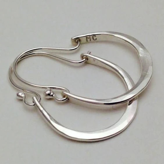 Maanhalo earrings | White gold