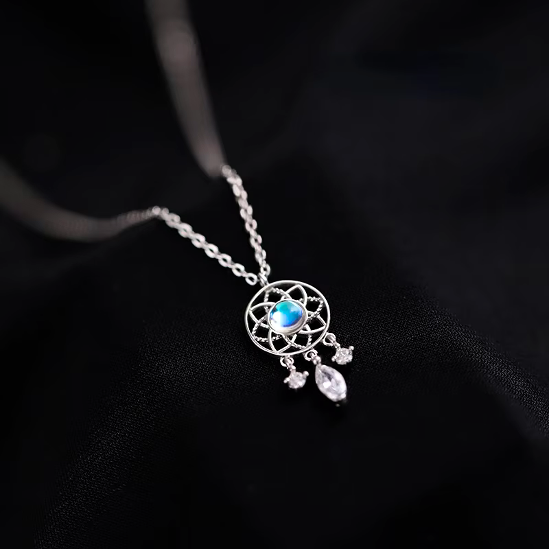 Moonstone Pendant - Dreamcatcher