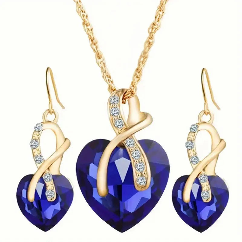 Tavira Marisolde gold jewellery set