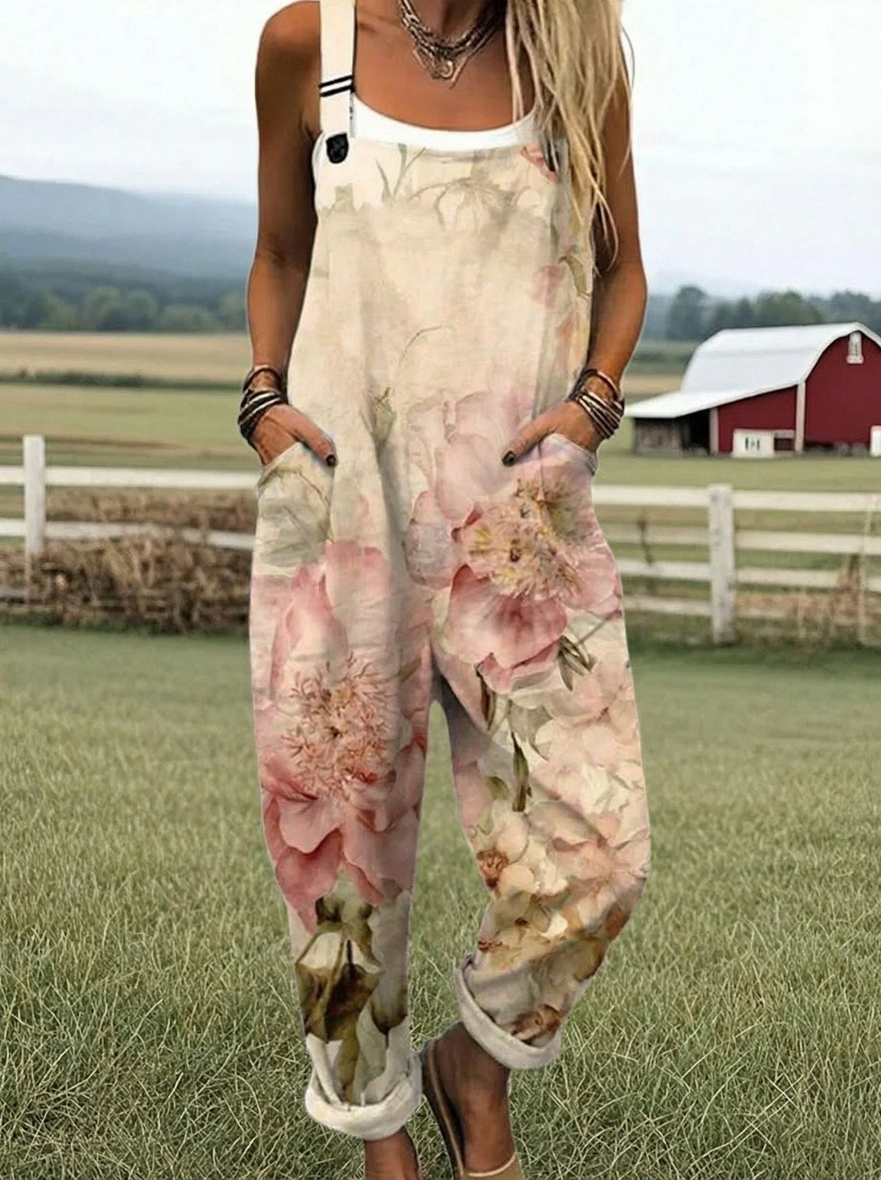 VB™ | Fashion Printed Jumpsuit