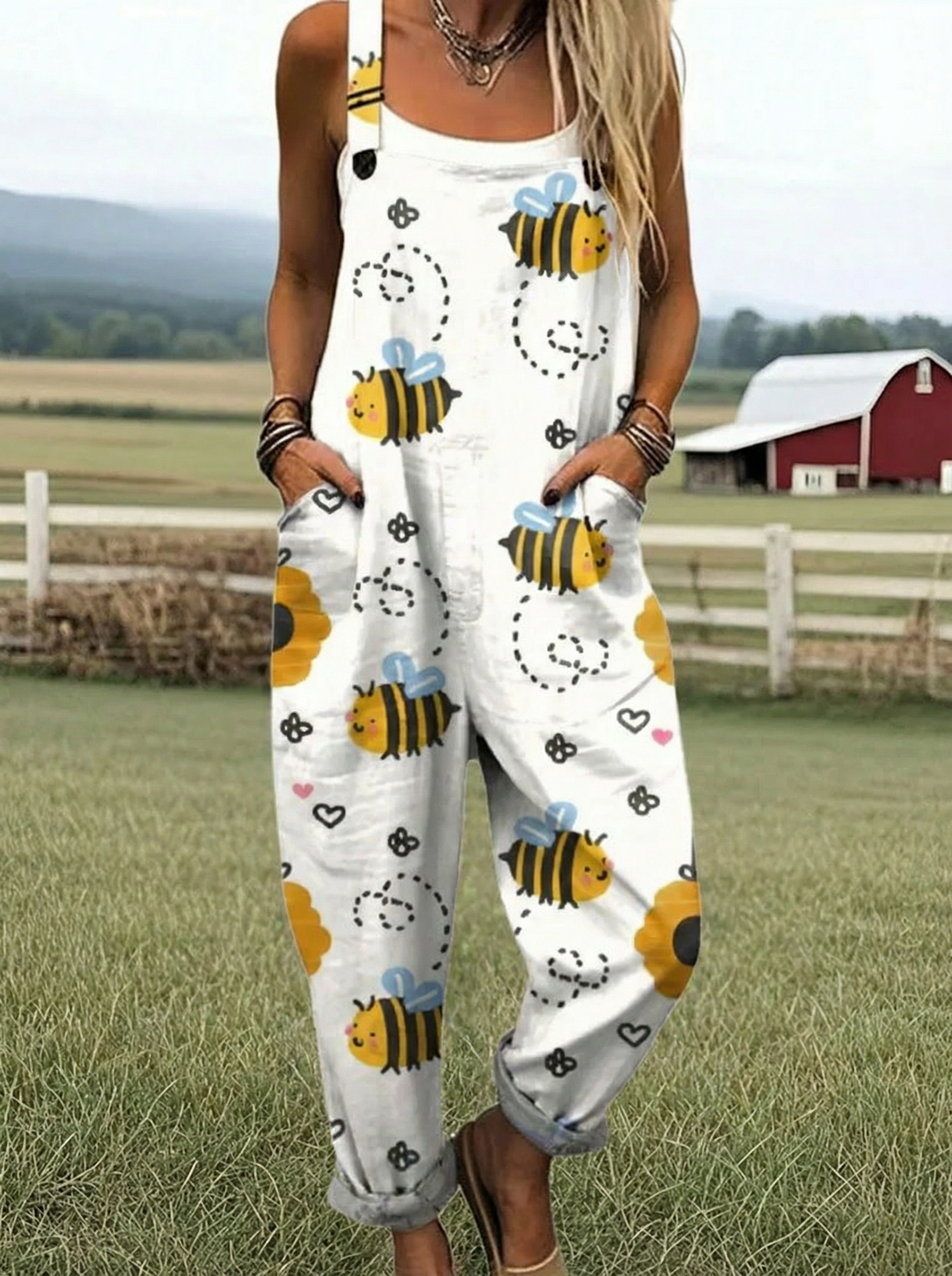 VB™ | Jumpsuit with Trendy Print
