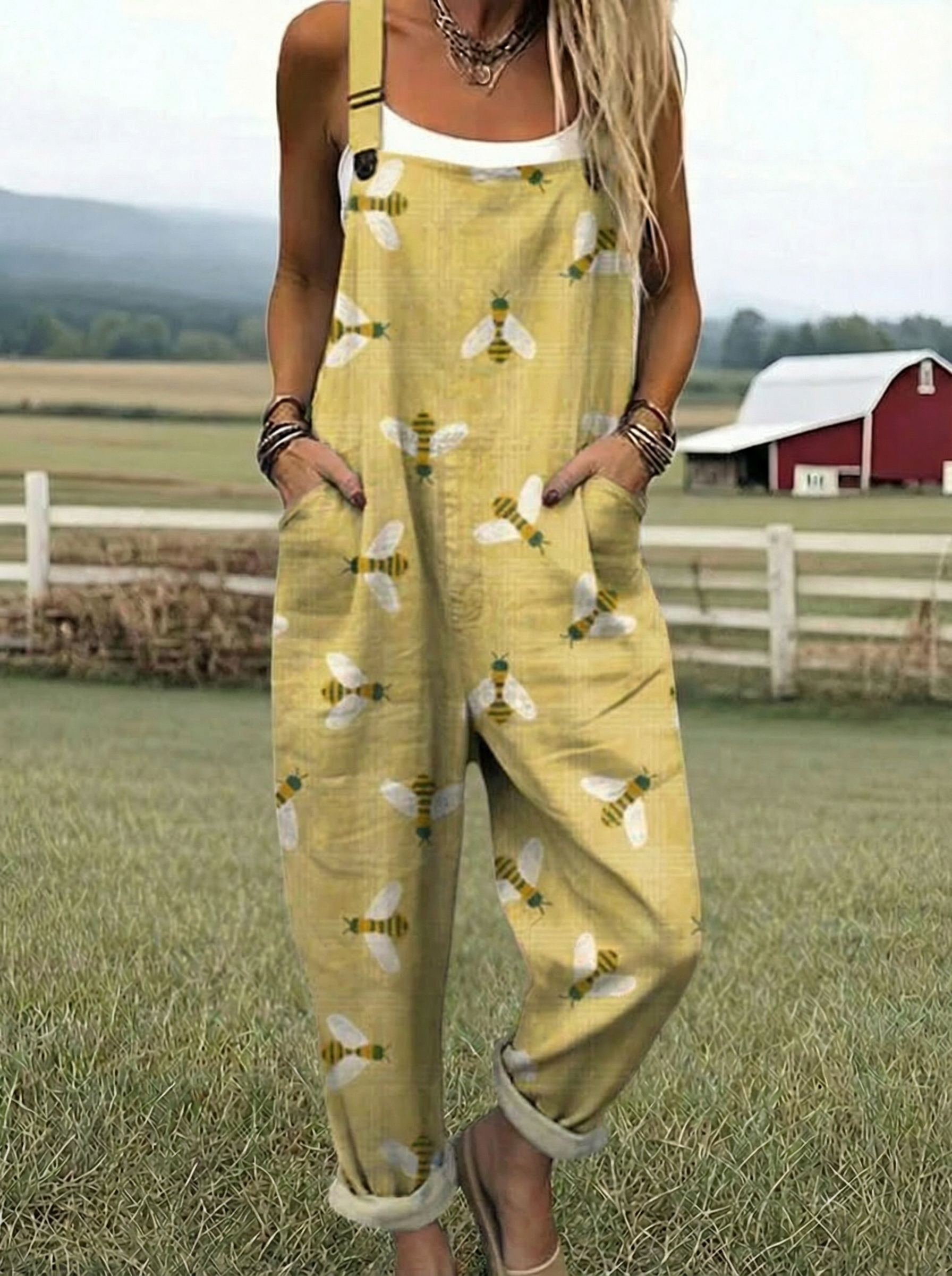 VB™ | Must-Have Printed Dungarees