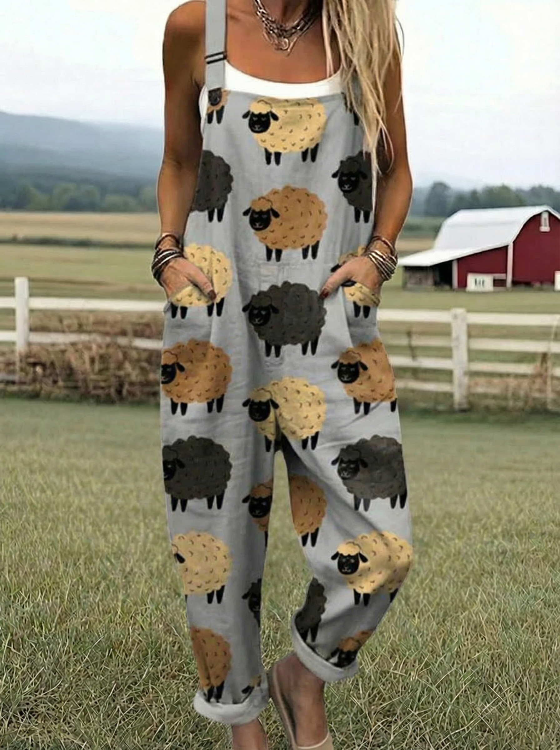 VB™ | Airy Printed Jumpsuit