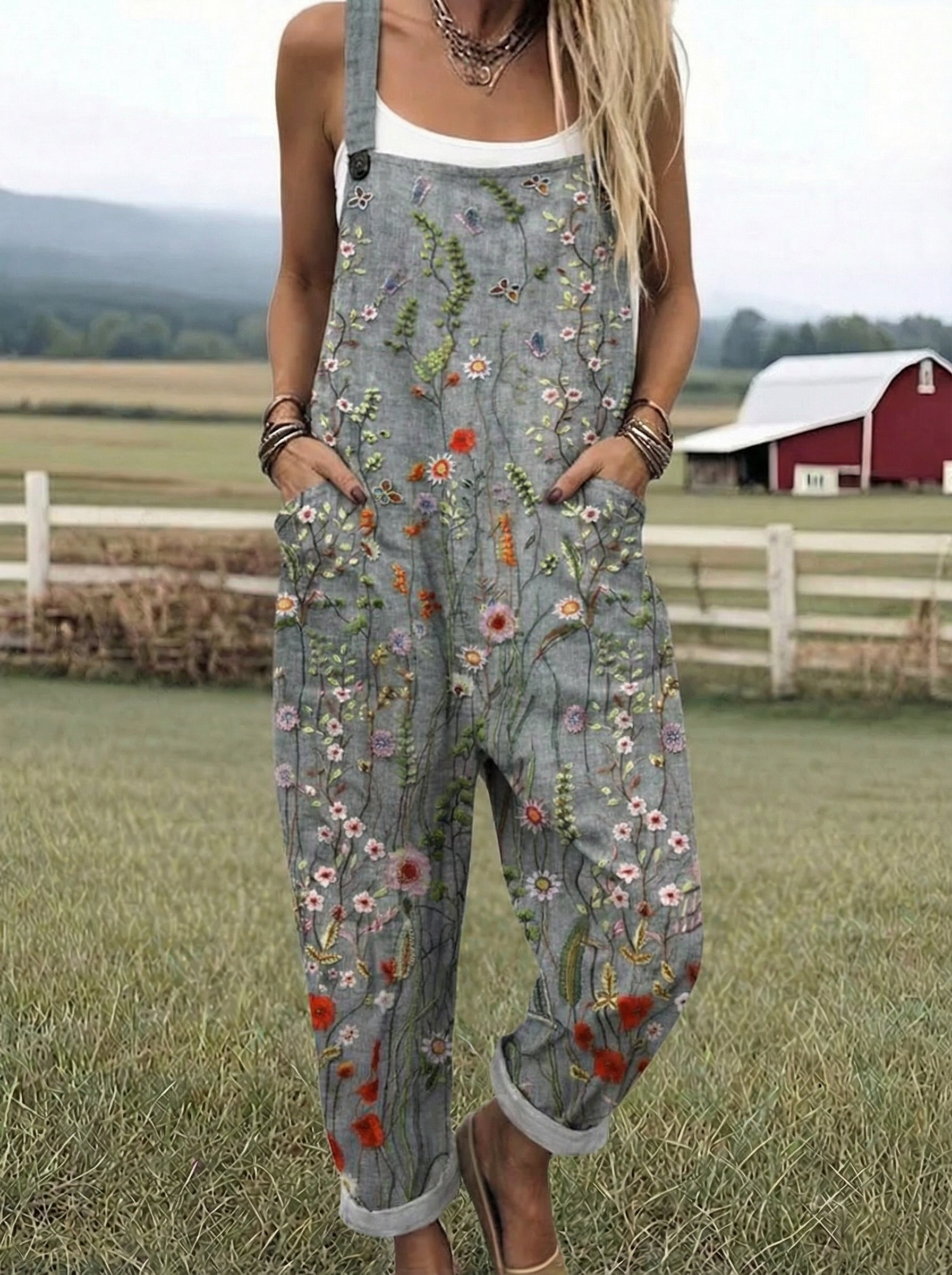 VB™ | Comfort Fit Printed Jumpsuit
