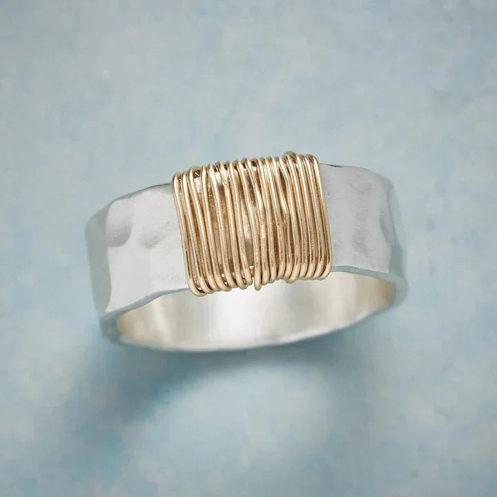 Ring Line of Gold™ – Refined Silver