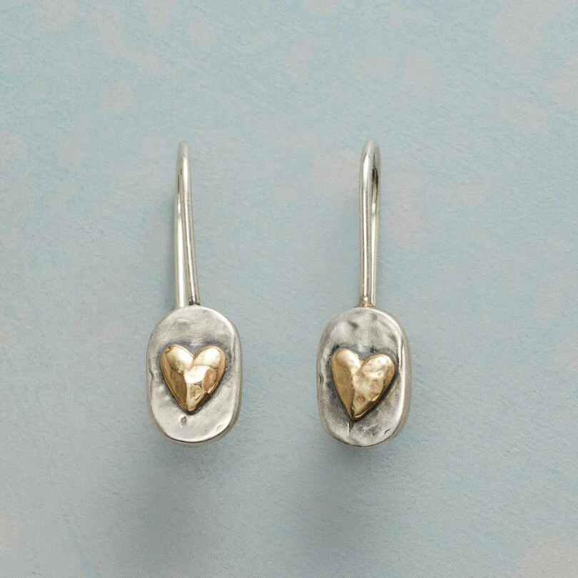 Silver and Gold Hoop Earrings