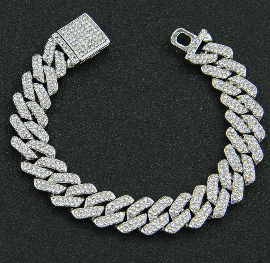 Elina Cuban Bracelet | Gold