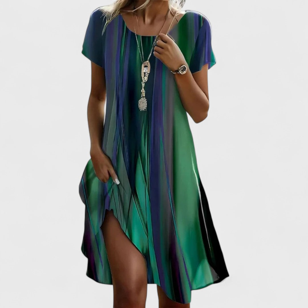 Amélie | Premium Long Dress in Shiny Silk
