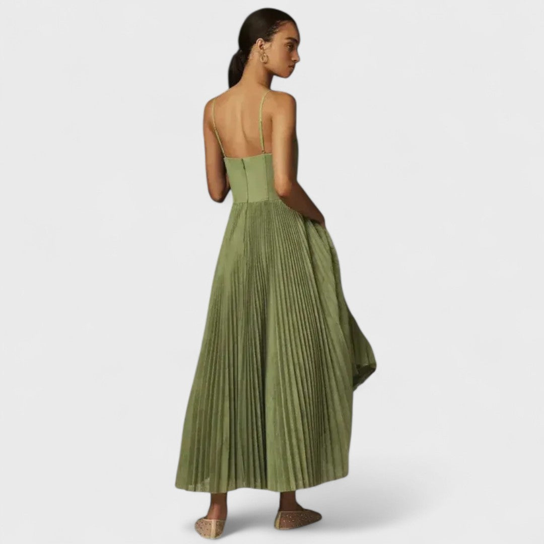 Isabella | Premium midi dress made of pleated tulle