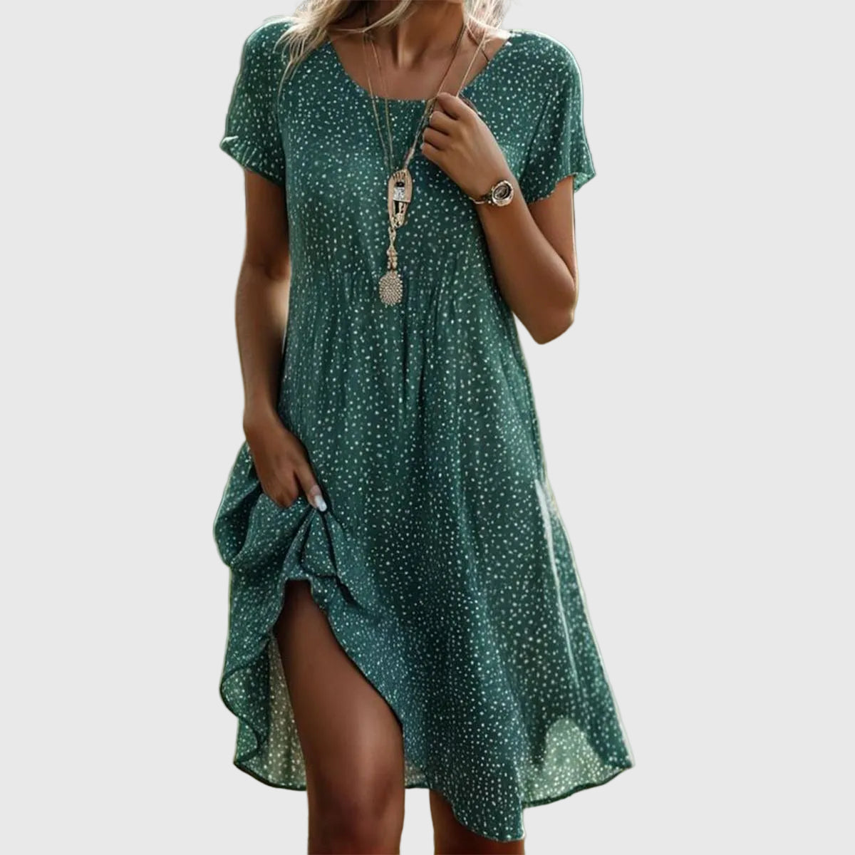 Bianca™ | Luxe midi dress with a modern look