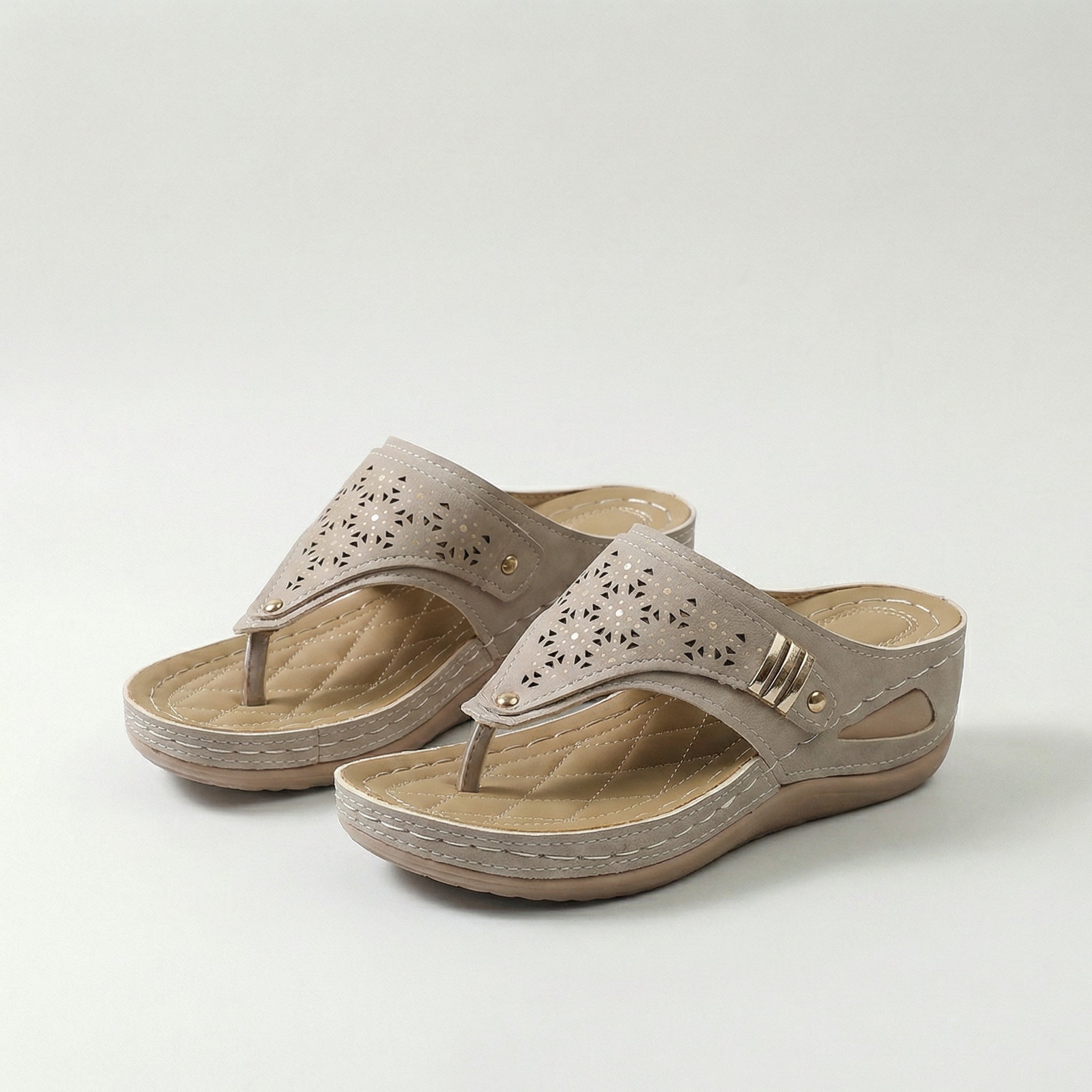 Élodie™ - Ladies' wedge sandals with open toe