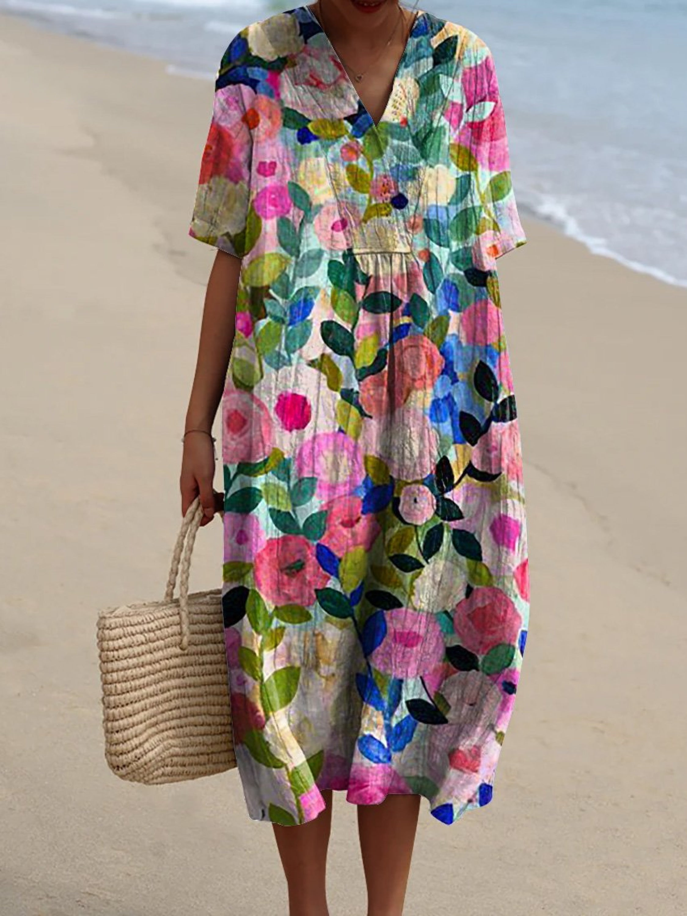 Bente™ Vintage Floral Dress