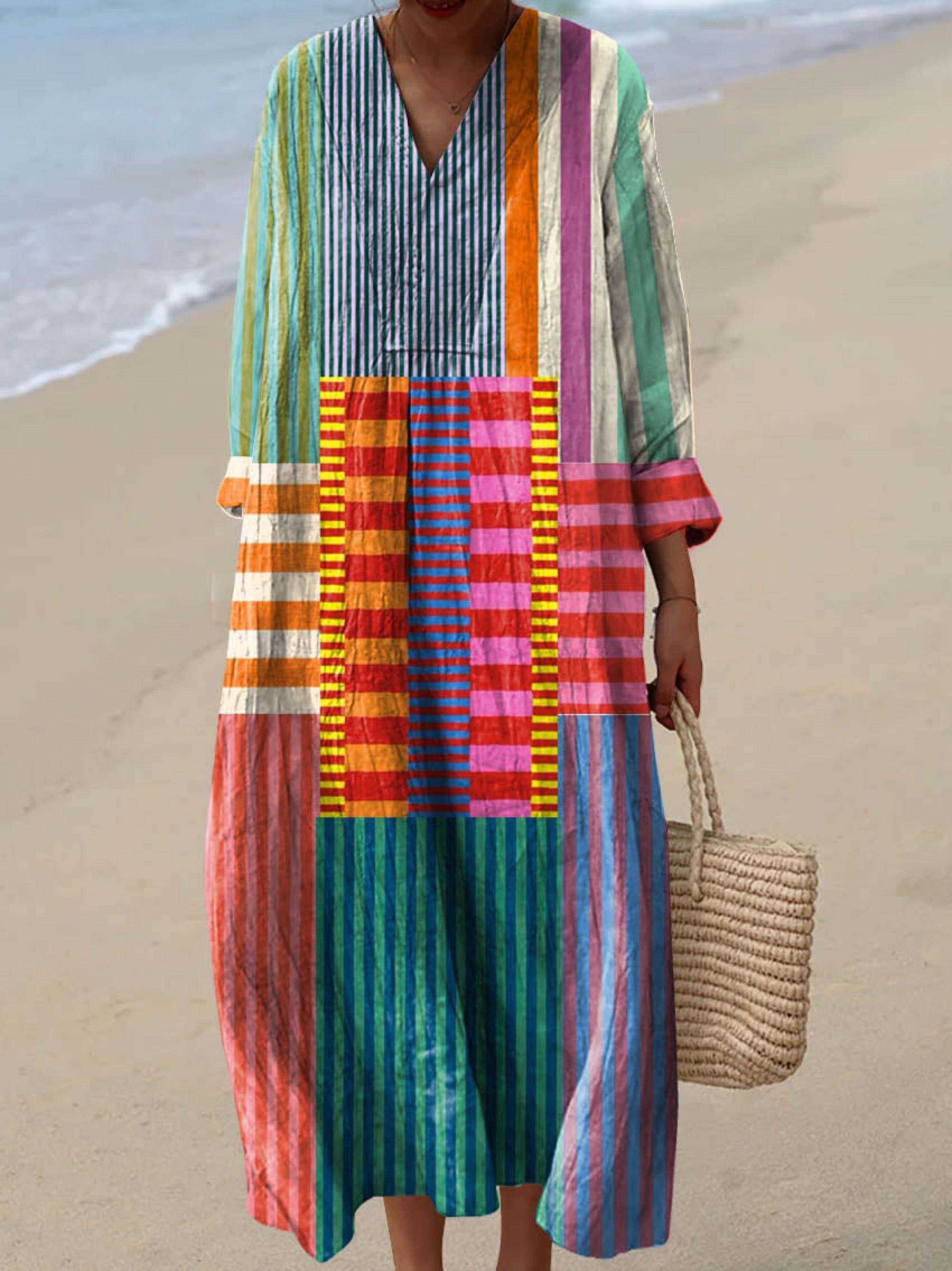 Lobke™ Vintage Colour Dress