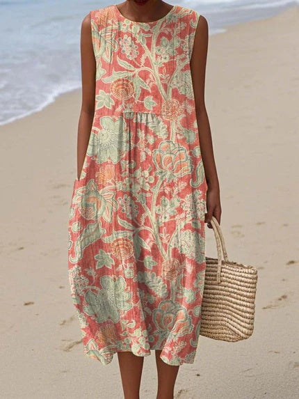 Elin™ Vintage Floral Dress
